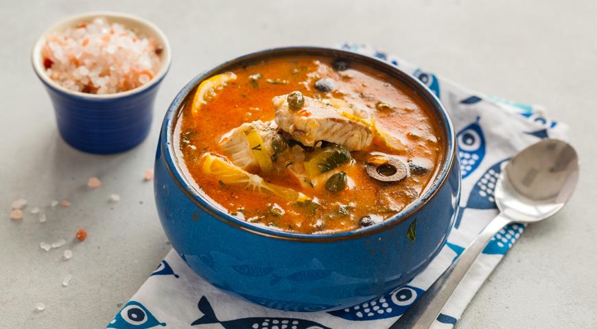 Солянка с рыбой - рецепт приготовления супа | Простые рецепты на каждый день