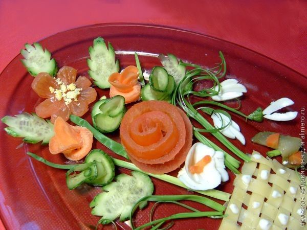 Украшение салатов | Простые рецепты на каждый день